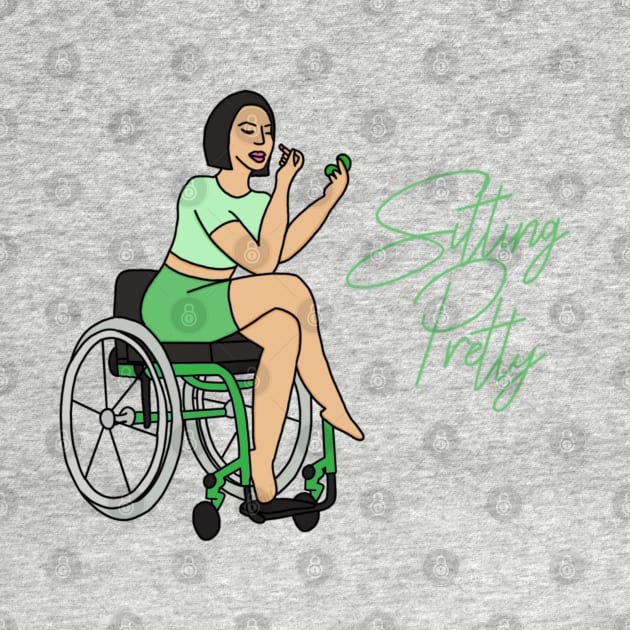 Sitting Pretty in Green 1 by Dissent Clothing